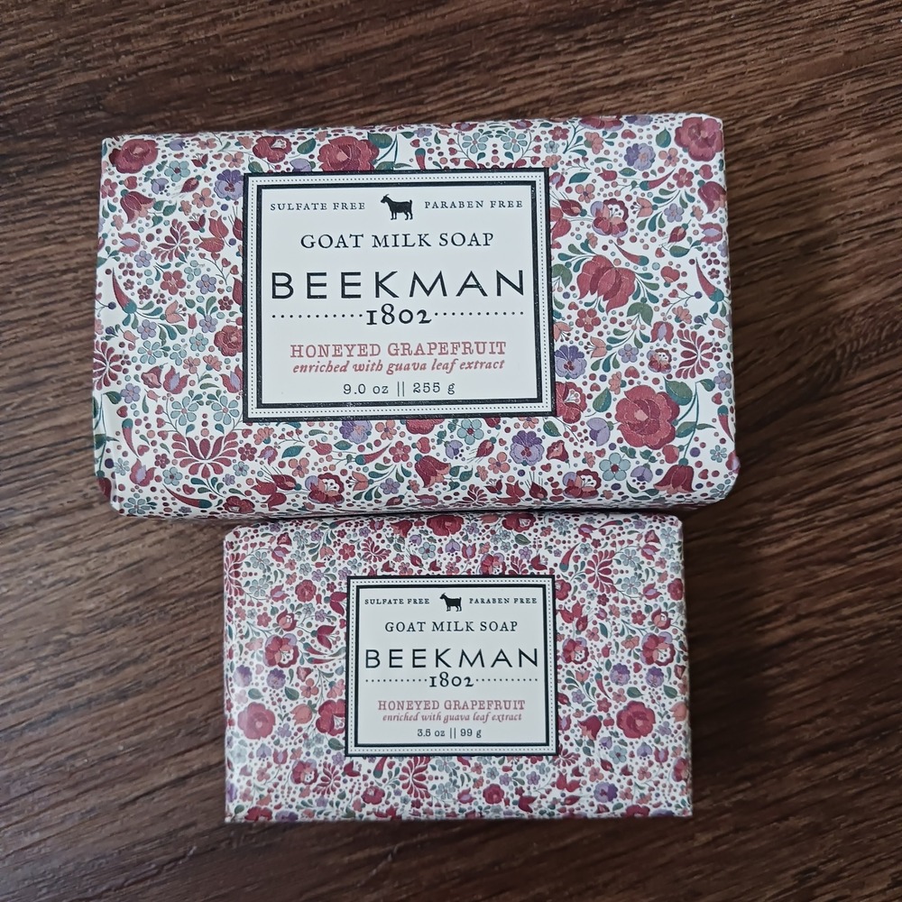 Beekman 1802 Goat Milk Soap Honeyed Grapefruit 9 Oz & 3.5 oz New